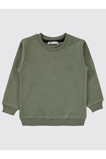 Civil Boys 96 Embroidered Sweatshirt for Ages 2-5 - Khaki 2-3 Years