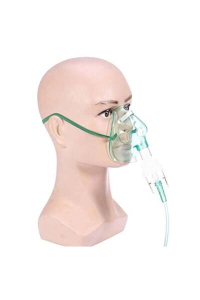 Sumbow عدد 3 قناع استنشاق مع أنبوب أكسجين وغرفة دواء لعلاج والحساسية متوافق مع أجهزة البخاخ الهوائي