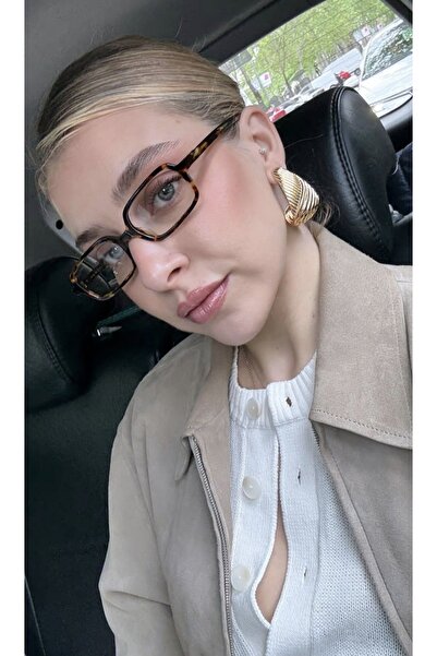 LOOKUP NEW Square Rectangle Bone Transparent Women Men Unisex Blue Light Protect Screen Glasses Eyewear