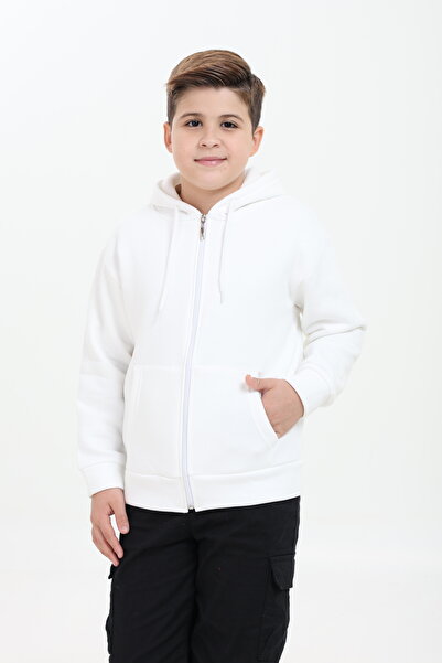 Tight Lady 100% Organic Cotton, 3-Thread Fleece, Hooded, Zippered, Kangaroo Pocket Children's Sweatshirt Cardigan