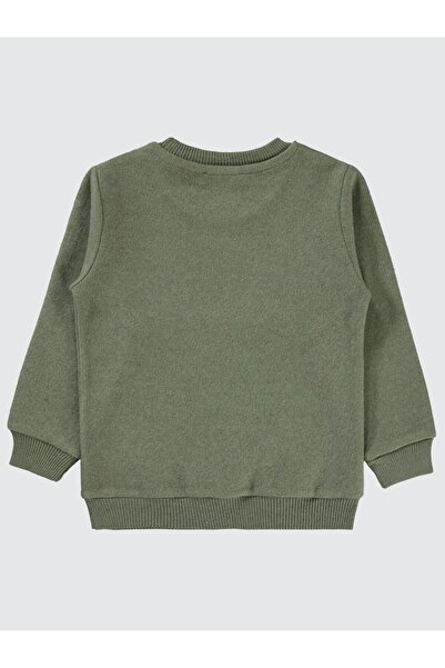 Civil Boys 96 Embroidered Sweatshirt for Ages 2-5 - Khaki 2-3 Years