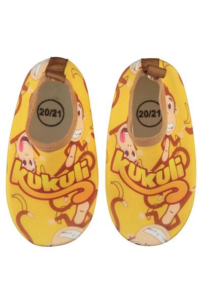 Kukuli Printed Sole -24 Size Sea Shoes - Mustard20