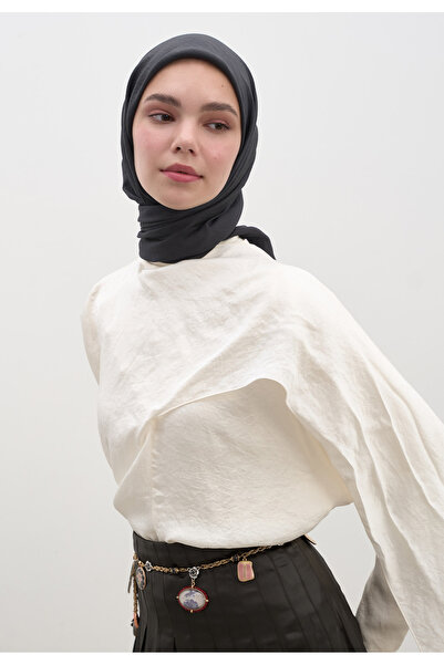 Fresh وشاح قطني فيسكوز أنثراسايت