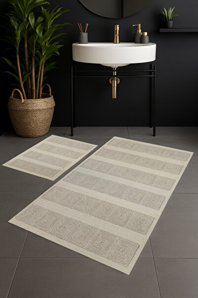 Veldena Arya 2'li Banyo Paspas Takımı (65x100)