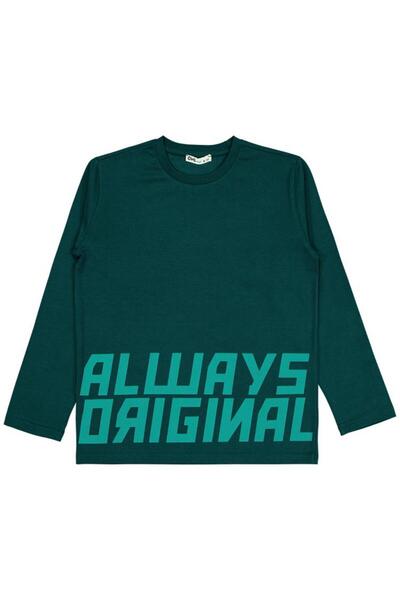 Civil Boys Always Orıgınal Baskılı 10-13 Yaş Sweatshirt - Yeşil 13-14 Yaş