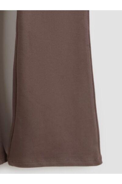 LC Waikiki LCW Kids Beli Lastikli İspanyol Paça Kız Çocuk Tayt