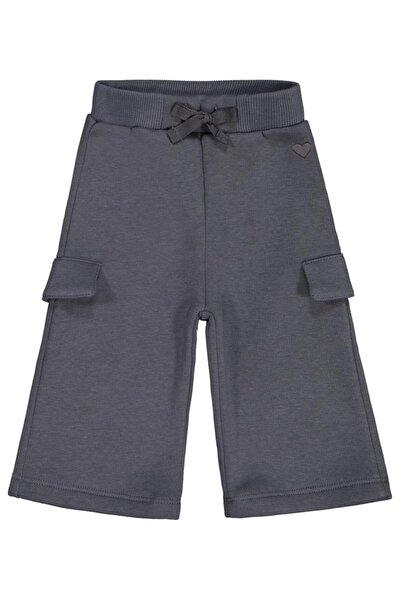 Civil Baby بنطال رياضي أساسي مطرز على شكل قلب من عمر 6 إلى 18 شهرًا - رمادي م...