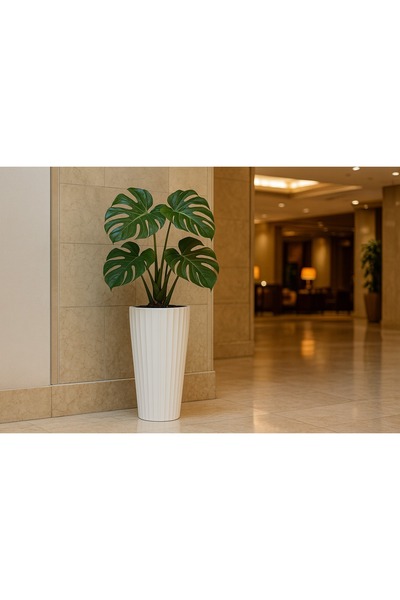 BiDünya Lilyum Vazo Saksı İç Hazneli 30*58 cm Saksı