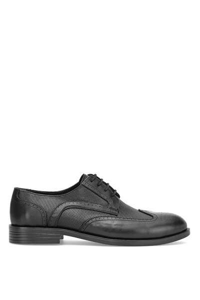Ayakkabı Fuarı Elit Tnhsy315 Men's Genuine Leather Classic Shoes Black