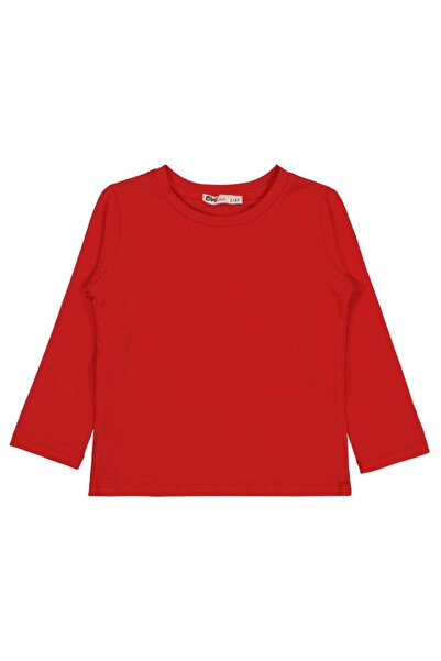 Civil Girls Basic 2-5 Years Old Sweatshirt - Red 3-4 Years Old