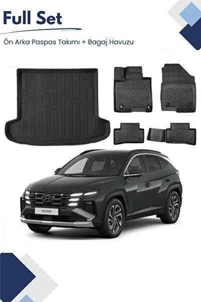 ko kaliteoto Hyundai Tucson 2021-2022-2023-2024-2025 Model Tam Uyumlu Paspas+...