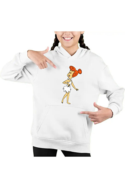 OEM Παιδική Μπλούζα Φούτερ για Κορίτσια The Flintstones Wilma Adventures in t...