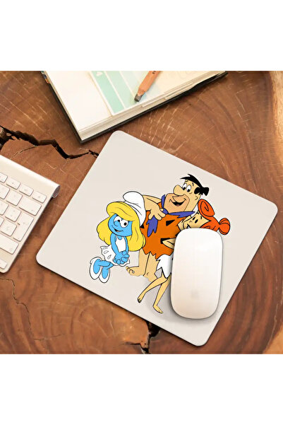 OEM Mousepad The Flintstone Family Smurfette The Smurfs