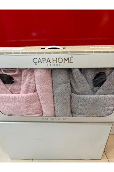 Çapa Home Men's Bathrobe Set of 6, Daily Gift, 100% Cotton, Premium Quality Bathrobe Set