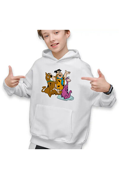 OEM Hanorac Copii Baieti Familia Flintstone Scooby Doo Dino Catel