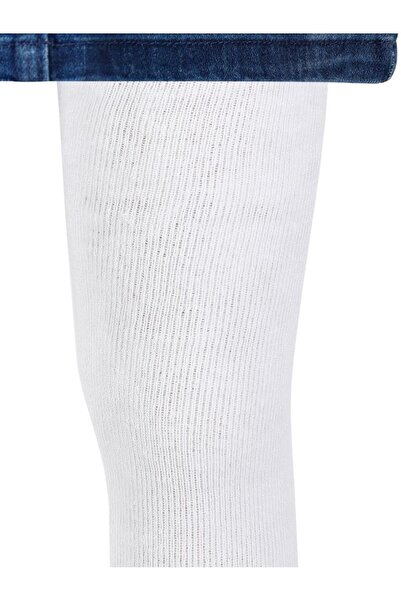 Civil Girls Basic Plain Towel 2-12 Years Old Girls' Pantyhose - White 8-9 Years Old