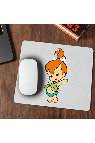 OEM Mousepad Familia Flintstone Pebbles Bebelus