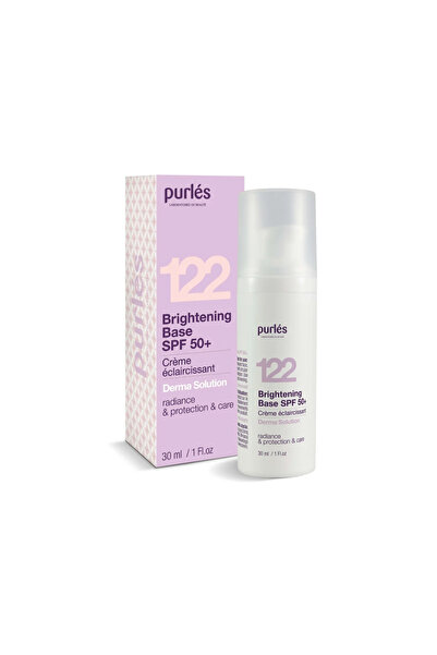 PURLES 122 BRIGHTENING BASE SPF 50 - crema iluminatoare cu spf, 30 ml