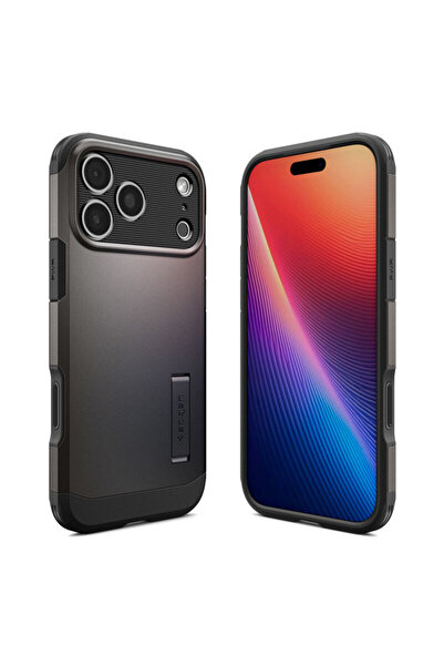 Spigen iPhone 17 Pro Tough Armor "T" MagSafe Case, gray