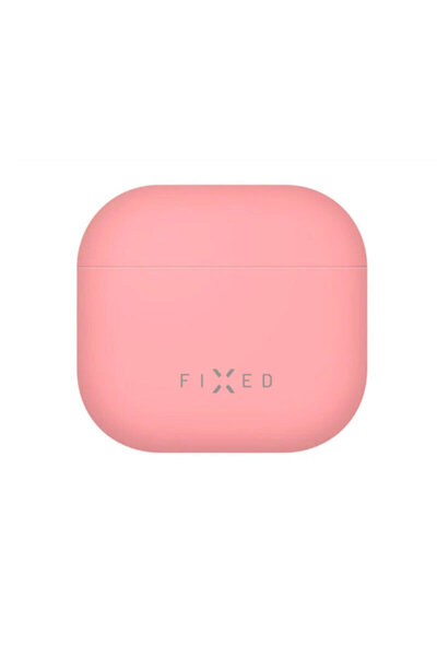 FIXED Carcasă pentru AirPods 4, Silky, roz, FIXSIL-1473-PI