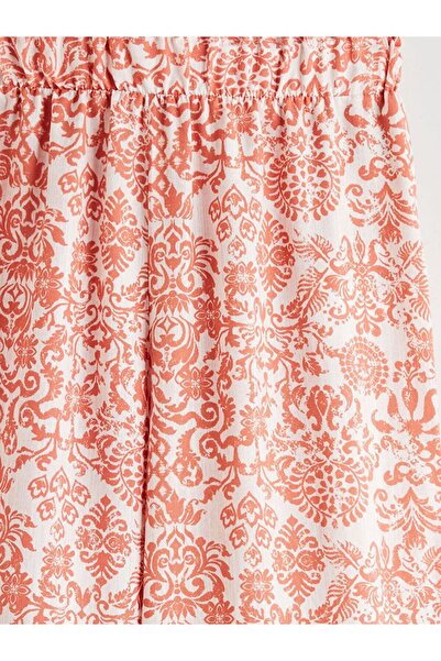 LC Waikiki LCW Kids Patterned Girl's Trousers with Elastic Waist