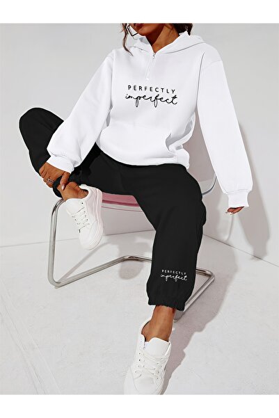 Flaubert Women's Printed Oversize Sweatshirt - Trackpants 2-Piece Set