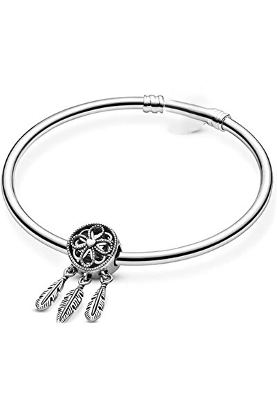 Bijuterii Nadiela 925 Silver Talisman, Charm for Bracelets – Spiritual Dreamcatcher