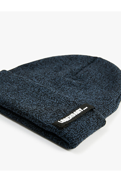 Koton Layered Beret with Label Detail