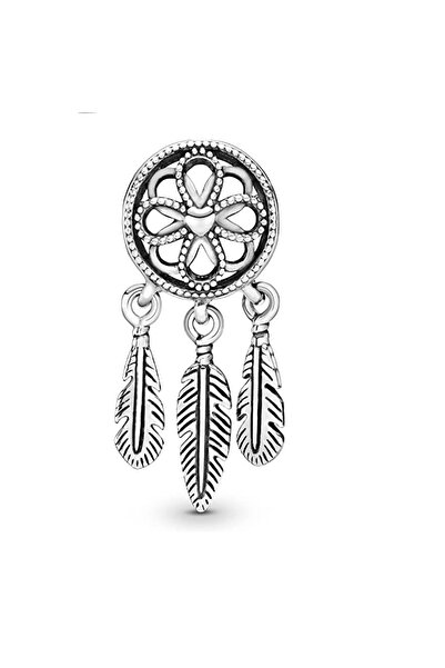 Bijuterii Nadiela 925 Silver Talisman, Charm for Bracelets – Spiritual Dreamcatcher
