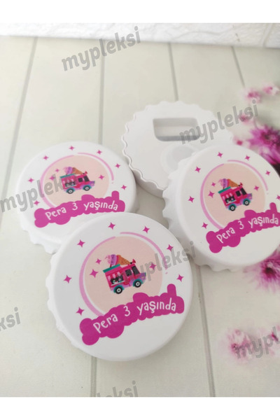 mypleksi Dondurma Konseptli Gazoz Kapağı Açacak Magnet (10 Adet)