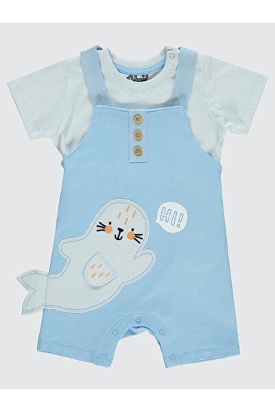 Civil Baby طباعة هاي - مطرزة 6-18 شهر - أزرق 18-24 شهر