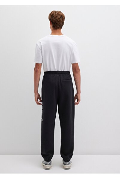 Mavi logo baskılı loose fit (bol rahat kesim) eşofman altı