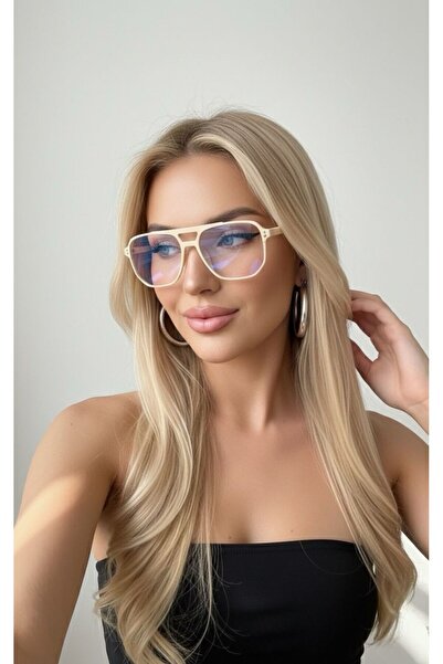 Goldmine Women's Blueblock Precious Blue Light Protection Glasses Cream