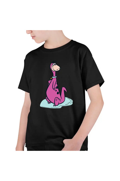 OEM Tricou Copii Baieti Familia Flintstone Dino Caine Epoca de Piatra