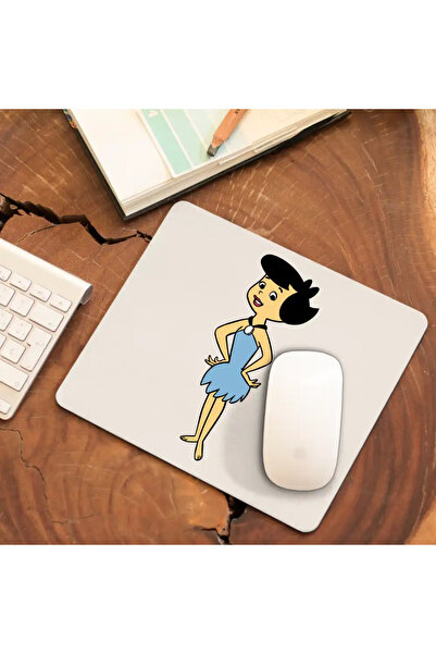 OEM Mousepad Familia Flintstone Betty Rubble Epoca de Piatra