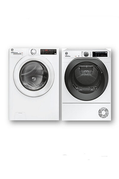 Hoover 2'li Beyaz Eşya Seti Çamaşır 9 Kg+Kurutma Makinesi 9Kg Beyaz (H3WPS294...