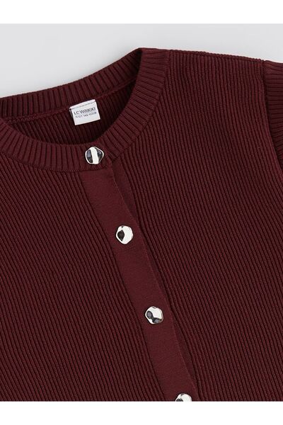 LC Waikiki LCW Kids Bisiklet Yaka Kız Çocuk Triko Yelek