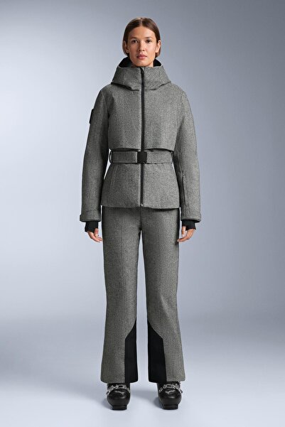 Oysho Water-resistant FELLEX® Wool Blend high-rise flare SKI trousers