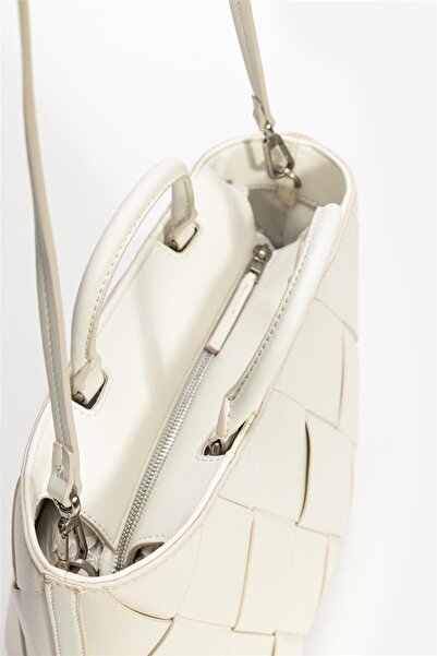 Calvin Klein Kadın Kısa Ve Uzun Askılı Geniş Baklava Kesim Bej Omuz Çantası K60K613176-67U