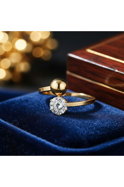 KEVSA Jewelry Inel Inox Asymetry - IND1037