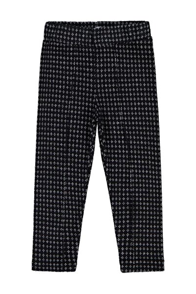 Civil Girls Star Pattern 2-5 Years Old Leggings - Gray 5-6 Years Old