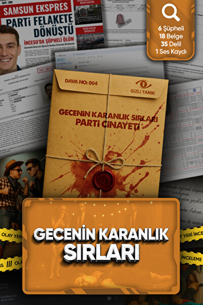 Gizli Tanık Cinayet Oyunu, Dedektiflik Oyunu, Katili Bulma Oyunu, Dedektif Oy...