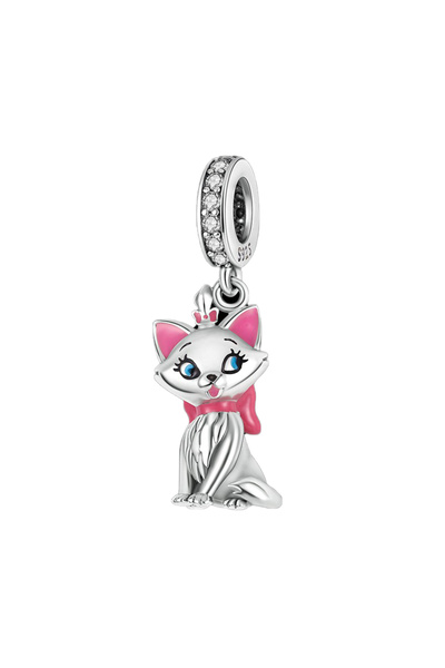 Bijuterii Nadiela Talisman Argint 925, Charm pentru bratari – Cat lady