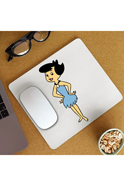 OEM Mousepad Familia Flintstone Betty Rubble Epoca de Piatra