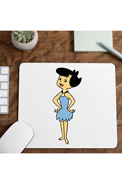 OEM Mousepad Familia Flintstone Betty Rubble Epoca de Piatra