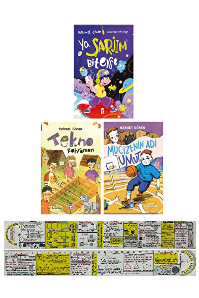 Timaş Çocuk Mehmet Gönen 3 Kitap Set/Ya Şarjım Biterse+Tekno Kahraman+Mucizen...