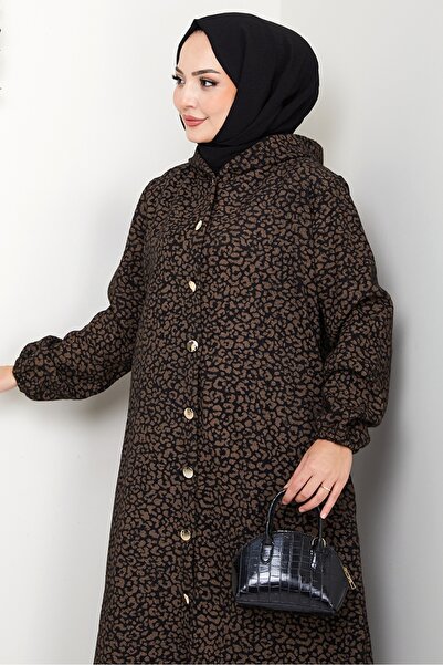 Bestenur Dilra με κουκούλα Καπάκι Κασέ 1632 - Καφέ