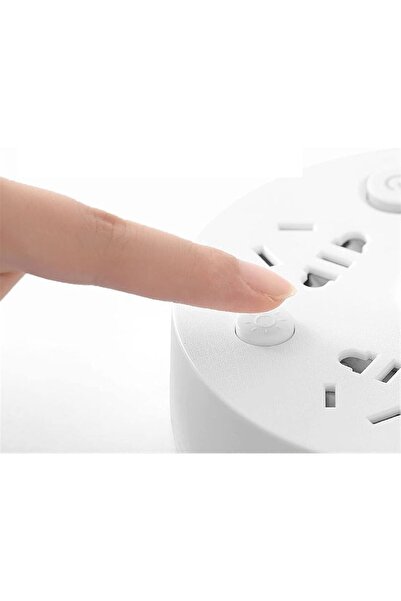 MHR Lamp Bedside Lamp with Charging Port & Power Extension, Dimmable Table Lamp with Touch Control