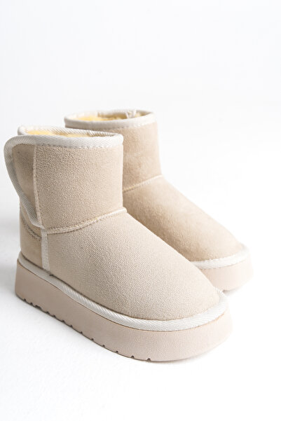 Moda Lime Cizme pentru copii din piele intoarsa ultra calduroasa, cu talpa inalta, calduroasa, usor de purtat, cu velcro