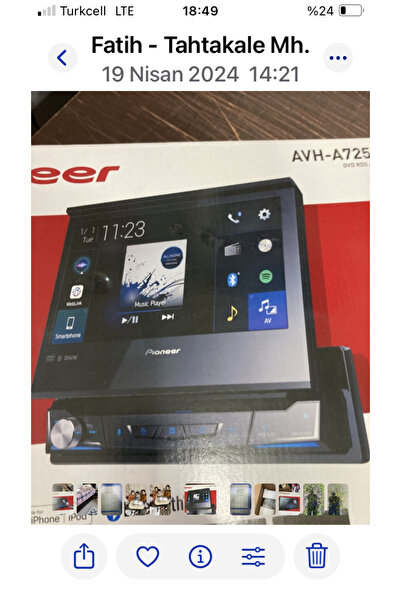 Pioneer Poneer AVH Z 7250 BT